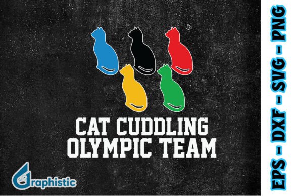 Cat Ladies Cat Cuddling Olympic Team SVG