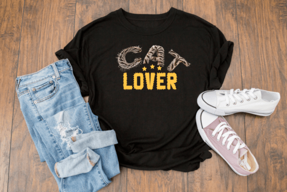 Cat Love T Shirt Svg Design