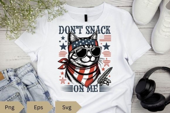 Don’t Snack on Me Funny Cat T-Shirt Desi