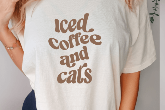 Iced Coffee Cats SVG, Coffee Lover Svg