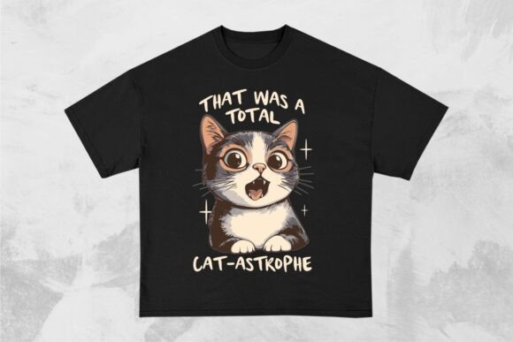 That Was a Total Cat-astrophe Funny Cat