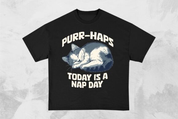 Today is a Nap Day Funny Cat Design
